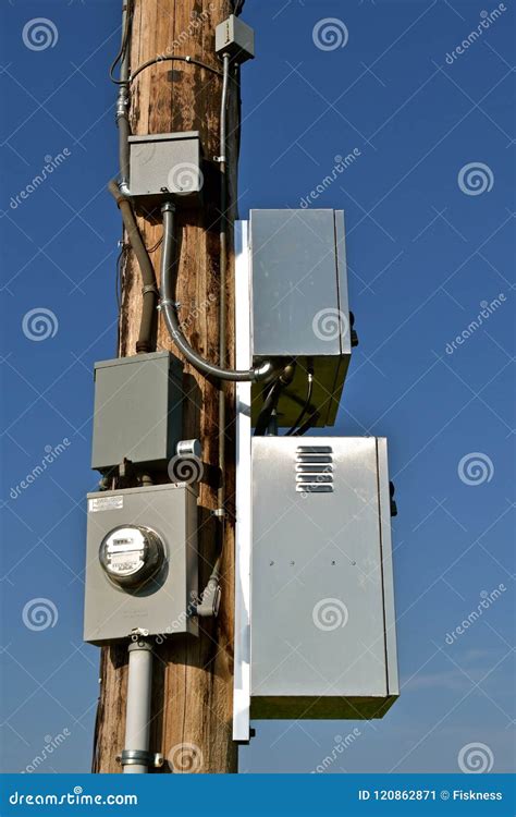 electrical box on telephone pole|alpha box on pole.